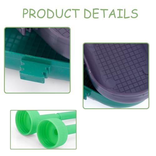 4 Pack Seed Food Feeding Cup, Bird Cage Plastic Seed Water Feeder Cups, Small Bird Plastic Feeder for Parrot Parakeet Budgie Gamefowl Poultry Pigeon