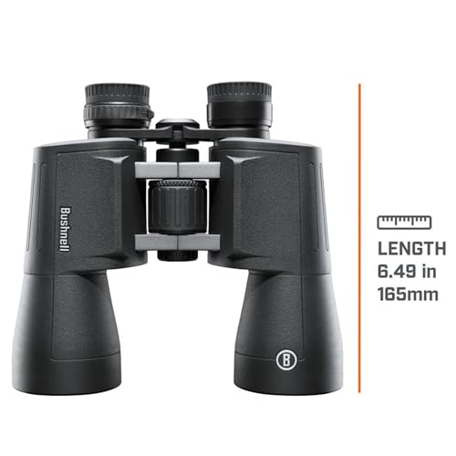 Bushnell PowerView 2 Binoculars, High-Definition Binoculars with Multi-Coated Lenses, Durable Aluminum Alloy Chassis, Wide Field of View, Ideal for Wildlife Observation, Hiking and Sporting Events - style: 12x50