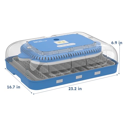 Egg Incubator for Hatching 70 Chicken, Duck, Quail & Goose Eggs – Automatic Egg Turner, Humidity & Temperature Control, Built-in LED Candler, Auto Water Refill, 360° Clear View Digital Poultry Hatcher