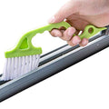 Trycooling Hand-held Groove Gap Cleaning Tools, Random Color, 1 Pc | Door Window Track, Kitchen Cleaning Brushes, Blue, Green, Pink