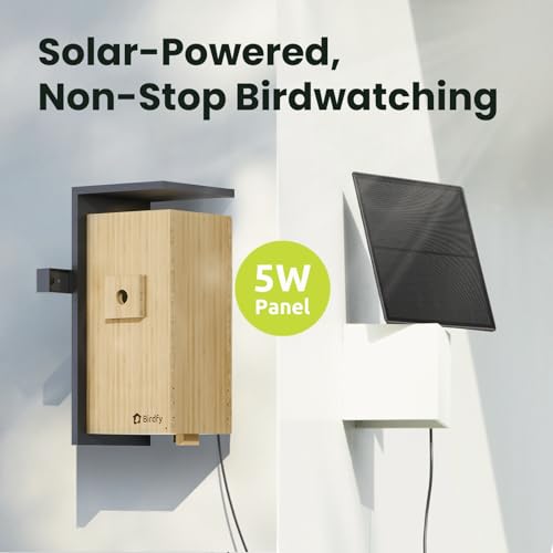 Smart Bird House with Dual 1080P Cameras, Lifetime Free AI Bird ID | Solar Powered, Remote Control, Bamboo Bird Nest for Garden & Bird Lovers, Watch Robin Nesting Story in Realtime, DIY Gift