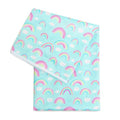 Bumkins Baby Splat Mat - Under High Chair Mess Mat for Kids, Waterproof Reusable Fabric, Arts & Crafts, Playtime, 42inx42in, Rainbow Blue - color: B4 Rainbows