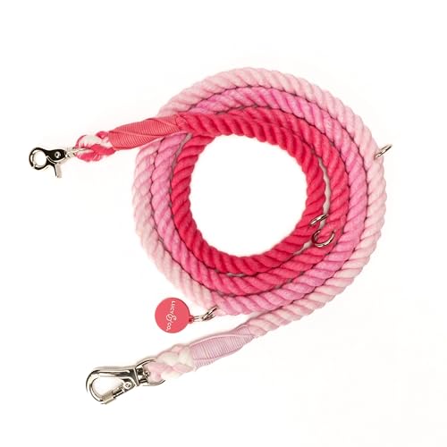 Cupid's Crush Hands-Free Rope Leash - color: Cupid's Crush Ombre Pink Hand