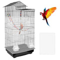 Bird Cage Seed Catcher – Stretchy Mesh Skirt for Parrot Cages, White | Fits most bird cages, stops seed scatter. Breathable, lightweight, reusable. Easy install, washable. Keeps floor clean.