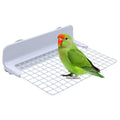 Bird Accessories for Cages, Iron Wire Standing Platform with Installation Accessories for Cage, Parrot Perch for Budgies, Cockatiels, Lovebirds, Green Cheeks, Small to Medium Birds