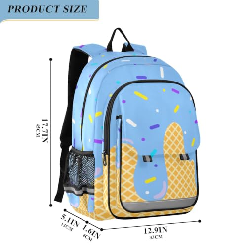 Kids Backpack Elementary Middle School Bags for Boys Girls | Travel, Daypack, Lightweight, Waterproof, with Reflective Strip - color: Multi 2