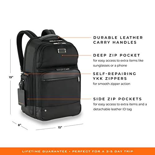Briggs & Riley @Work Large Cargo Backpack, Black - color: Black, size: Large Cargo Backpack 1.0
