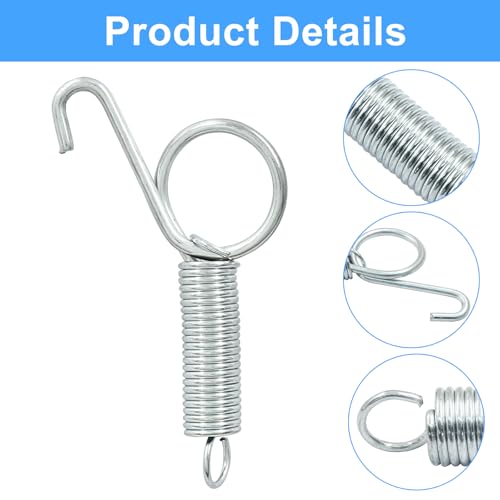 20Pcs Spring Latch Hook Pet Door Latch | Spring Cage Latch, Cage Lock, Metal Finger Spring Door Hook, For Rabbits Birds Dogs Cats Squirrels Small Animals