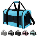 Pet Carriers Soft-Sided Airline Approved Carrier Bag for Small Cats Dogs (Medium,Blue) - color: blue, size: 17.0"L x 11.0"W x 11.0"H