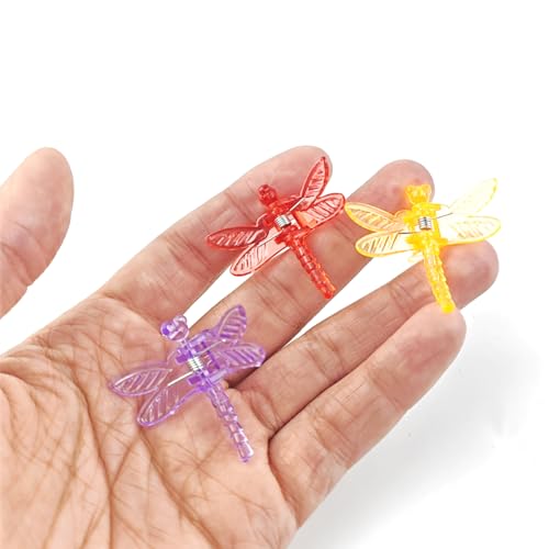 GXXMEI 70PCS Orchid Support Clips - Dragonfly Plant Clips for Orchids, Vines & Flowers