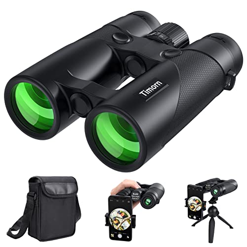 Timorn Binoculars for Adults Bird Watching 8x42 HD with Phone Adapter | 430ft Wide Field of View, FMC Lens for Clear & Sharp Images, Waterproof Lightweight Design for Wildlife, Hiking, Travel