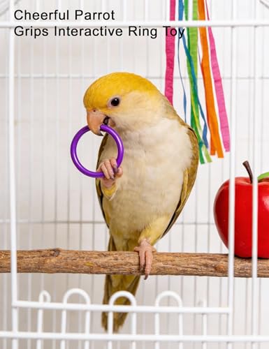 12-Pack Bird Bell Ball Chew Toys, Non-Toxic PP, Cage Enrichment | Relieve Boredom and Stress Behaviors Like Feather Plucking