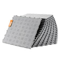 VEVOR Garage Floor Tiles 12 x 12 x 0.53 inch, Interlocking Design Ease of Installation Double-Sided Texture Non-Slip Sturdiness, for Garages, Basements, Repair Shops, Silver, 50 Pack | Easy Installation Double-Sided Texture Non-Slip Sturdiness, Premium PP