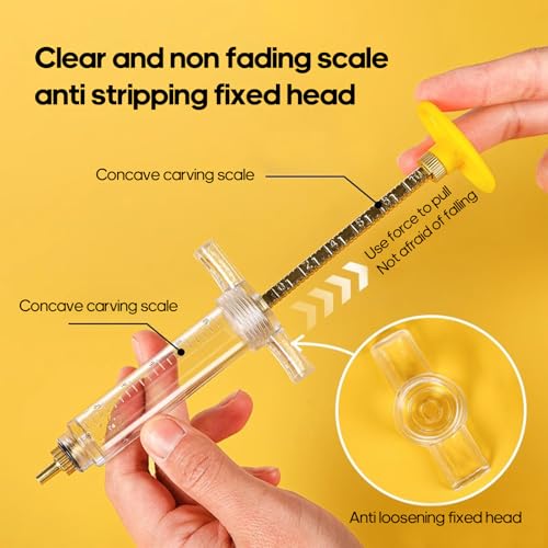 8 Pcs Baby Bird Feeding Syringe Set Parrot Hand Feeding Tubes(50ml) | Parrot Feeder Tubes Measuring Tools, for Baby Birds Small Pet - size: 50ml-Set of eight