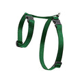 LupinePet Basics 1/2" Green 12-20" H-Style Harness for Small Pets - size: 1/2"W; 12-20" Girth