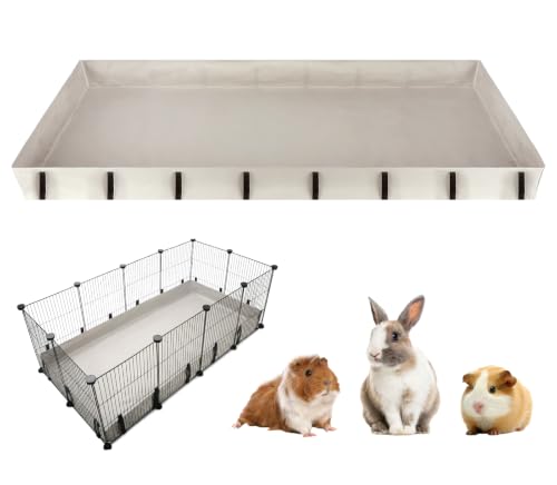 Guinea Pig Cage Liner, 36"x24" Waterproof Bottom Tarp | Fits Midwest & DIY Enclosures, Washable 600D Oxford Fabric, 4" Raised Sides, Base for Rabbits, Small Animals - size: C&C 2x3(24x36 inches)