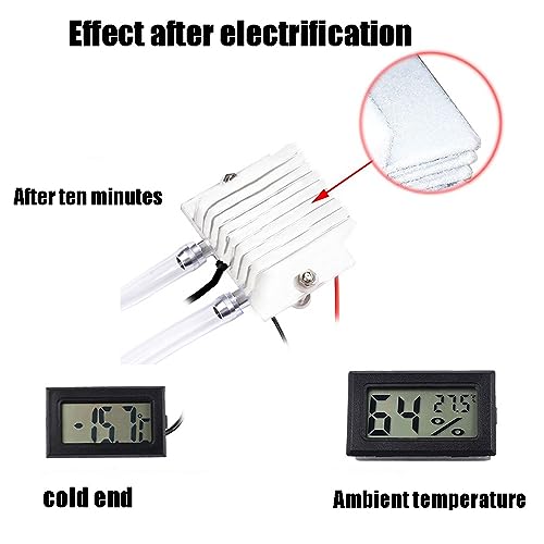 216W Semiconductor Refrigeration Cooler Kit - DIY Peltier Cooler 12V TEC1-12706 Peltier Heatsink Module for DIY Car Electronic Refrigerator - style: Trinuclear