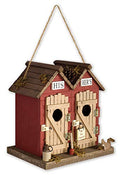 Sunset Vista Designs Welcome to The Woods Decorative Birdhouse, His & Hers - color: His & Hers