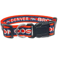 Pets First NFL Denver Broncos Licensed PET COLLAR, Small - Heavy-Duty, Strong, and Durable Dog Collar. Available in 31 Football Teams and 4 Sizes - color: Denver Broncos, size: Small