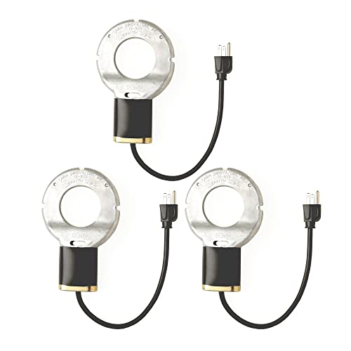 Farm Innovators 150W Premium Electric Submersible DeIcer Heater w/Internal Thermostat for Bird Baths & Concrete Fountains, Cast Aluminum (3 Pack) - size: 3 Count (Pack of 1)