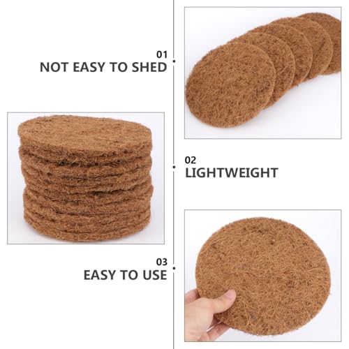 Pigeon Nest Pad 10 Pack 7.87X7.87 Inch Coconut Coir Bird Mat Lightweight Breathable Nesting Pad for Homing Pigeons Egg Breeding Accessories