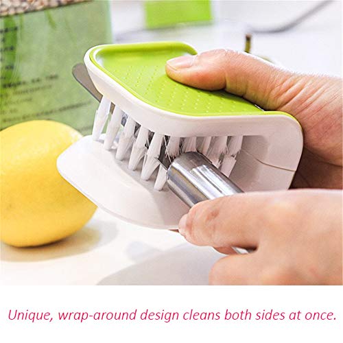 Blade Brush Knife Cleaner Non-Slip Cutlery Cleaner Brush Kitchen Washing Chopsticks Knife and Fork Brush