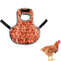 Chicken Saddles for Hens 1PC, Chicken Apron Back for Protection with Adjustable Strap, Waterproof, Easy to Wear - Orange Red