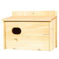 Wooden Bird Houses for Outside Birdhouses Nest Bluebird House for Cardinals Finch Wren Swallow for Garden Viewing 1C - size: 11.4inch×6inch×9inch