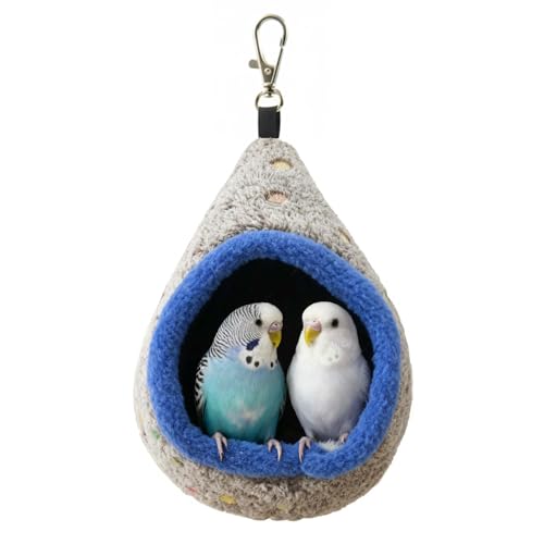 Bird Nest Parrot Bed Hut Hammock for Parakeet Cockatiel Love Bird | Suit for Conure Cockatoo Budgie and Small Animal Like Hamster Sugar Glider;Parrot Hanging Bed Hideout Bird House