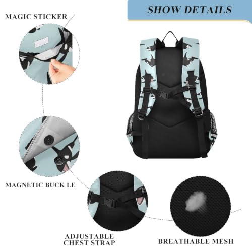 Kids Backpack Elementary Middle School Bags for Boys Girls | Travel, Daypack, Lightweight, Waterproof, with Reflective Strip - color: Multi 11