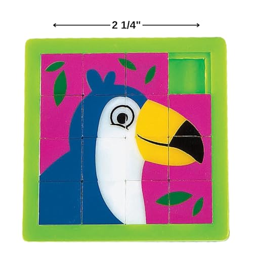 Tropical Bird Slide Puzzle - Toys VBS 2026-12 Pieces