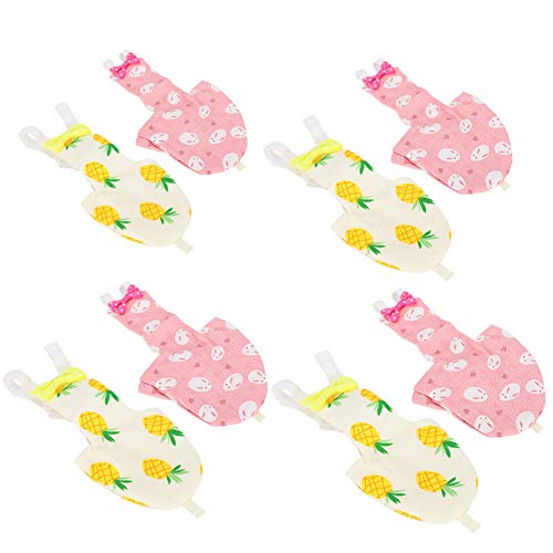 Bird Suit Diaper, Soft Adjustable Leak Potty Harness for Pet Parrots Home Travel Cotton M Yellow 1 Pack - color: Yellow, size: M