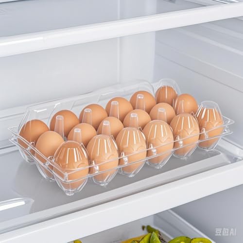 60pc 3*6 Clear Plastic Bulk Egg Cartons,12 Egg Cartons Cheap Bulk | Cheapest 18 count Transparent Plastic Egg Cartons，Suitable For Storing Egg in Farmers' Markets, Supermarkets, Kitchens. - size: 3x6 Egg Carton (60 Piece)
