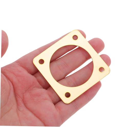 4pcs Metal Birdhouse Hole Protectors with 1 1/4 Inch Opening for Sparrow House Entrance Predator Guards Outdoor Bird Nest Box Safety
