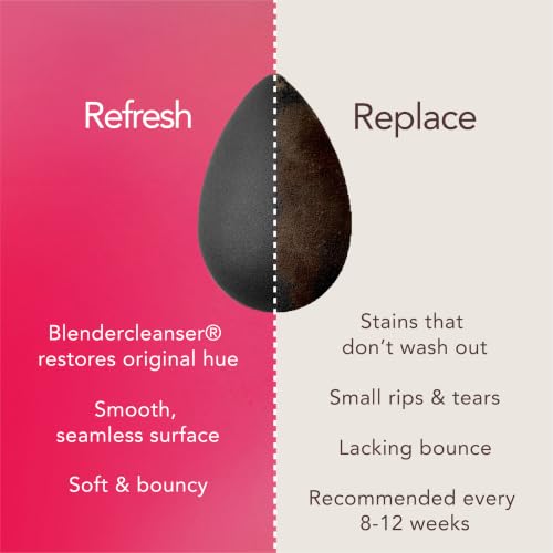 Beautyblender® | Pro Blender Makeup Sponge | Blend Liquid Foundations, Powders and Creams | Streak Free Application | Vegan, Cruelty Free | Made in USA - color: Pro Black
