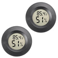 Mini Hygrometer Digital Thermometer Humidity Meter 2 Pack Hygrometer Thermometers Indoor/Outdoor Humidity Monitor Reptile Thermometer for Greenhouse Garden Cellar Fahrenheit(℉)/ Celsius(℃)
