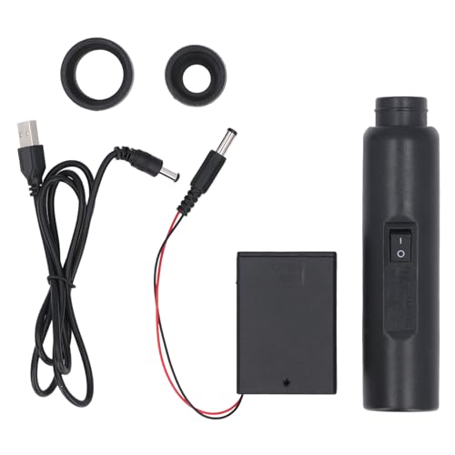 ZJchao USB Rechargeable Egg Tester Light LED Candler for Egg Development Monitoring with Soft Rubber Attachments
