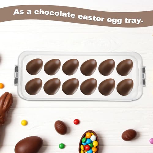 BSTKEY Deviled Egg Containers with Lid, 4 Layer Deviled Egg Platter Carrier Trays for 48 Eggs, Fridge Stackable Portable Egg Holder with Handle for Home Kitchen Party Easter Picnic - size: 4 Layer