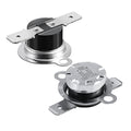 UL/CUL KSD301 125V 16A Thermostat,50°C/122°F Off NC AutoReset | Normally Closed 40°C/104°F On Bimetal Thermostat for heaters, dispensers, warmers, kettles, tapes.2pcs - size: 50°C/122°F