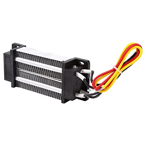 12V PTC Air Heater Ceramic Air Heater Heating 200W DC 12V Electric Insulated Ceramic Thermostatic High Power Heater