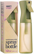 10 OZ Continuous Spray Bottles - Ultra Fine Mist Sprayer | Water Spray Bottle For Hair Stuff, Mister Spray Bottle For Plants Mister | Hair Spray Bottles For Hairstyling, Cleaning, Salons - color: Fern Green