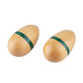 Eggs Shakers, Professional Wooden Egg Maracas Shaker Instrument for Adults | Hand Percussion Music Shakers for Musical Education Party Classroom Prizes (Natural Big) - color: Natural Big