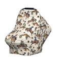 Western Cowboy Cactus Baby Stuff Car Seat Cover for Baby,Mom Nursing Breastfeeding Covers,Multi-Use Car Seat Canopy Carrier Cover,Stroller Cover Newborn Shower Gift for Boys Girls - color: Western Cowboy Cactus