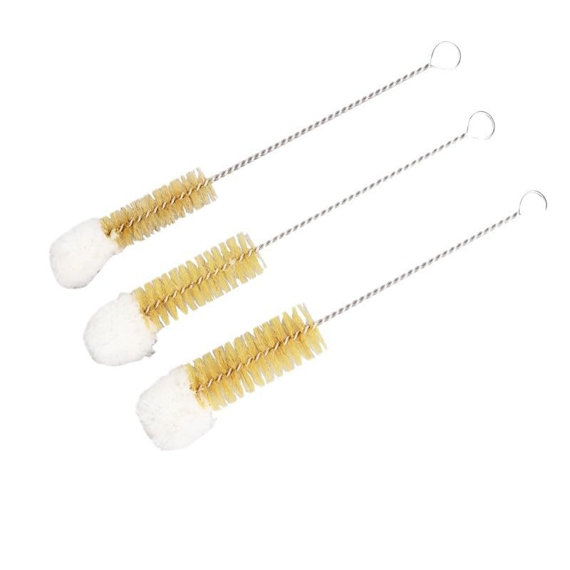 Multi-Use Bendable Bottle Brush Set - Small Crevice Cleaning Brushes for Hydro Flasks, Wine Bottles & Small Containers