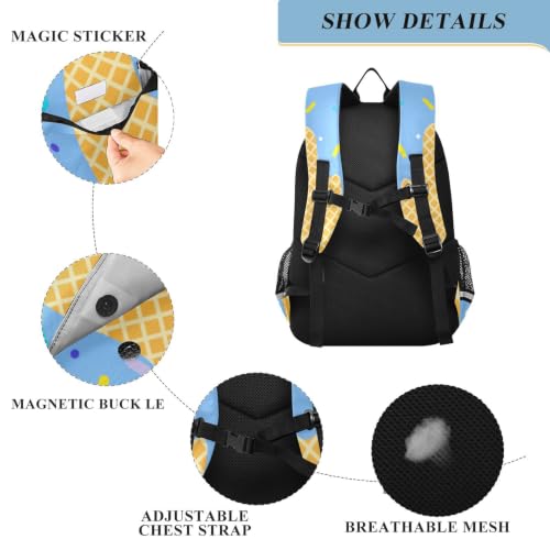 Kids Backpack Elementary Middle School Bags for Boys Girls | Travel, Daypack, Lightweight, Waterproof, with Reflective Strip - color: Multi 2