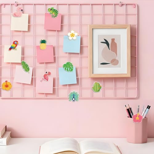 MAYJOYDIY 24Pcs 12 Styles Tropical Plant Flower Animal Acrylic Chip Clips Monstera Leaf Flamingo Bag Sealer Sealing Closures Cute Parrot Cactus Chameleon Bag Clips for Food Storage Airtight Seal Grip - style: Tropical Animal Plant
