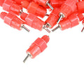 50Pcs Chicken Nipple Feeder, Automatic Chicken Waterer Nipple Drinker Feeders, Water Drinker Duck Hen Poultry Drinker, Fowl Drinker Kit for Chicken Quail Duck