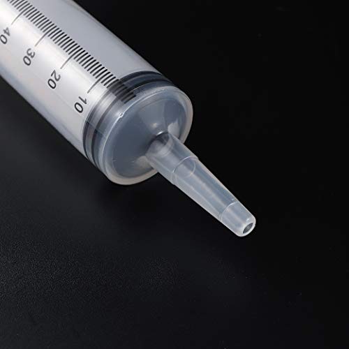 60ML Baby Bird Parrot Feeding Tubes | Liquid Medicine Feeder Push-tube Pet Cat Dog Feeding Medicine With 2 Pcs Stainless Steel Metal Feeding Spoon - size: 60ML