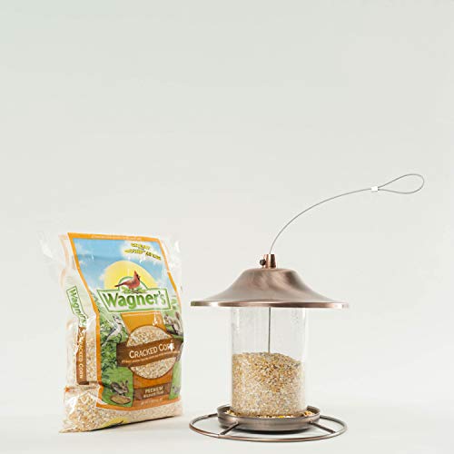 Wagner's 18542 Cracked Corn Wild Bird Food, 10-Pound Bag - size: 10 Pound (Pack of 1)