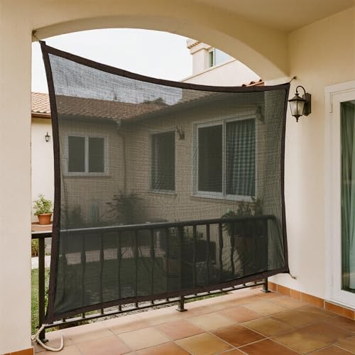 winemana Black Shade Cloth 40%, 5x8 FT Mesh Tarp - Garden Shade for Greenhouse, Patio, Vegetables, Plants Cover and Chicken Coops, Sun Shade Net for Outdoor Protection with Reinforced Grommets - size: 40%-5 FT x 8 FT